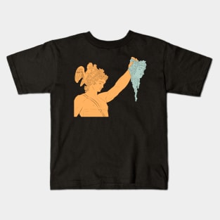 Perseus With The Head of Medusa Kids T-Shirt